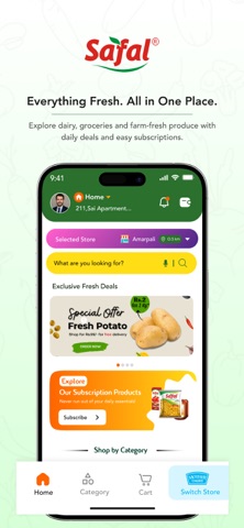 Safal Store iPhone screenshot