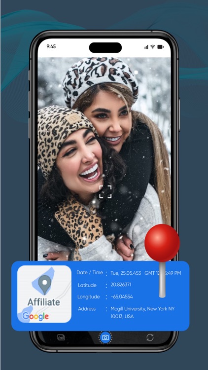 GPS Camera with Time Stamp App