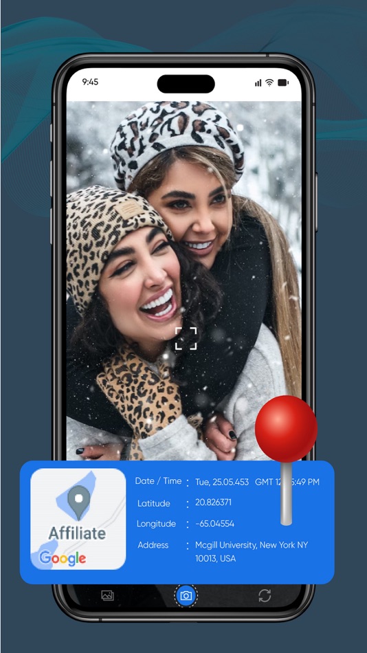 #2. GPS Camera with Time Stamp App (iOS) 由: Asrar Amin