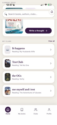 Bookd Club screenshot