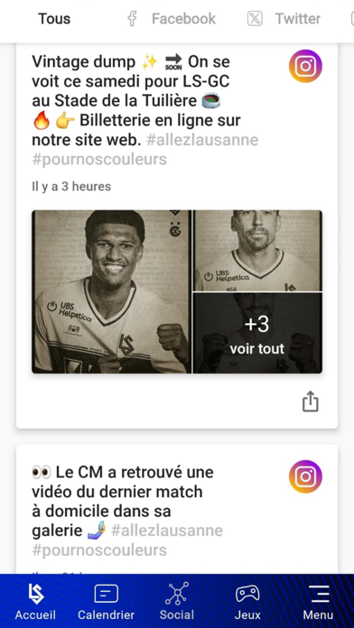FC Lausanne-Sport app screenshot 2