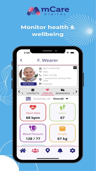 mCare Digital Screenshot