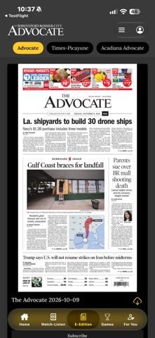 Shreveport-Bossier Advocate Screenshot 7 of 8