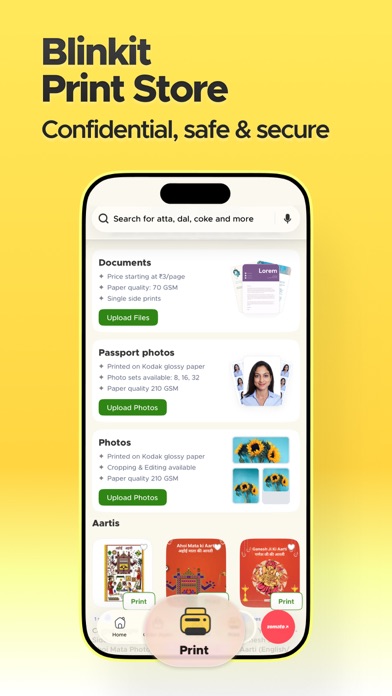 Blinkit: Groceries & more iPhone screenshot 7 - Food & Drink app