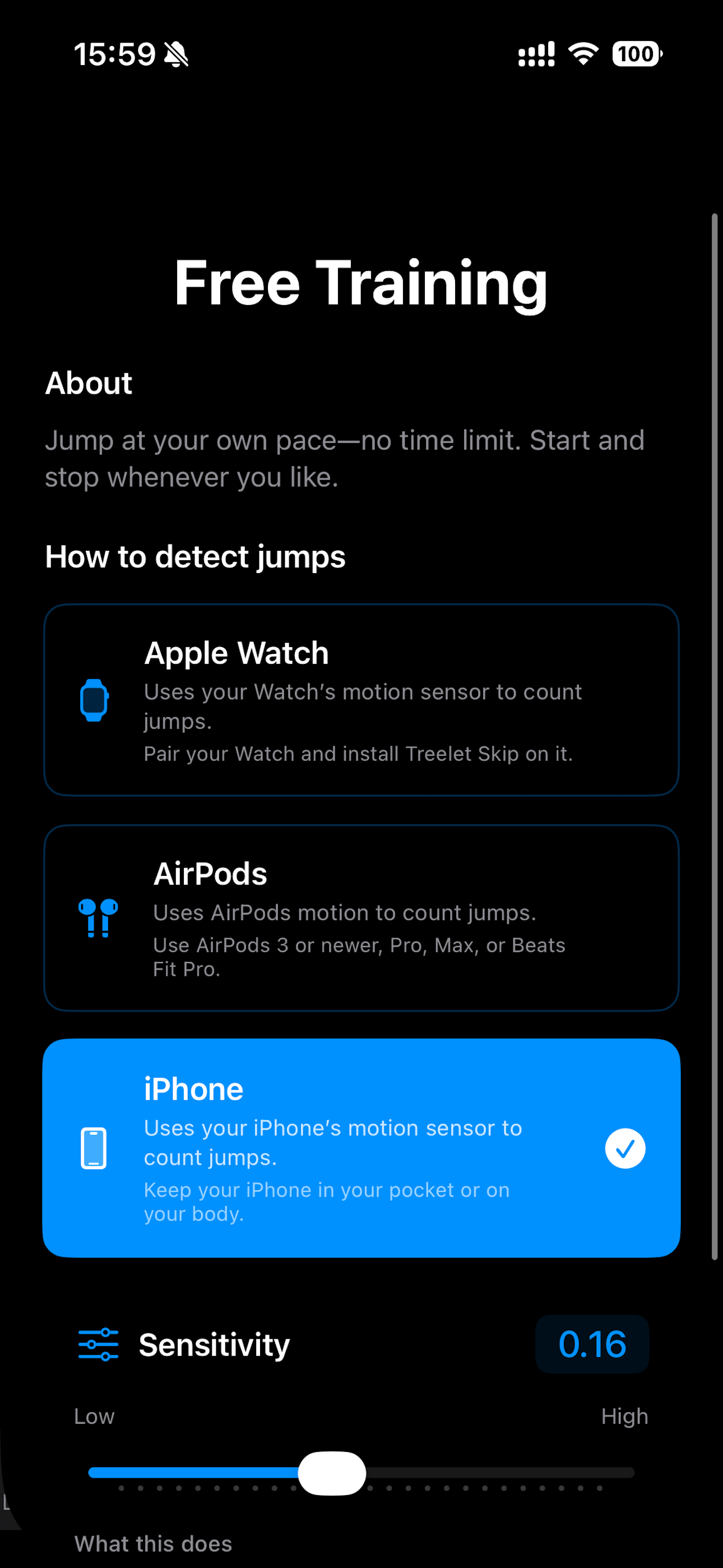 TreeletSkip - AI Skipping Rope