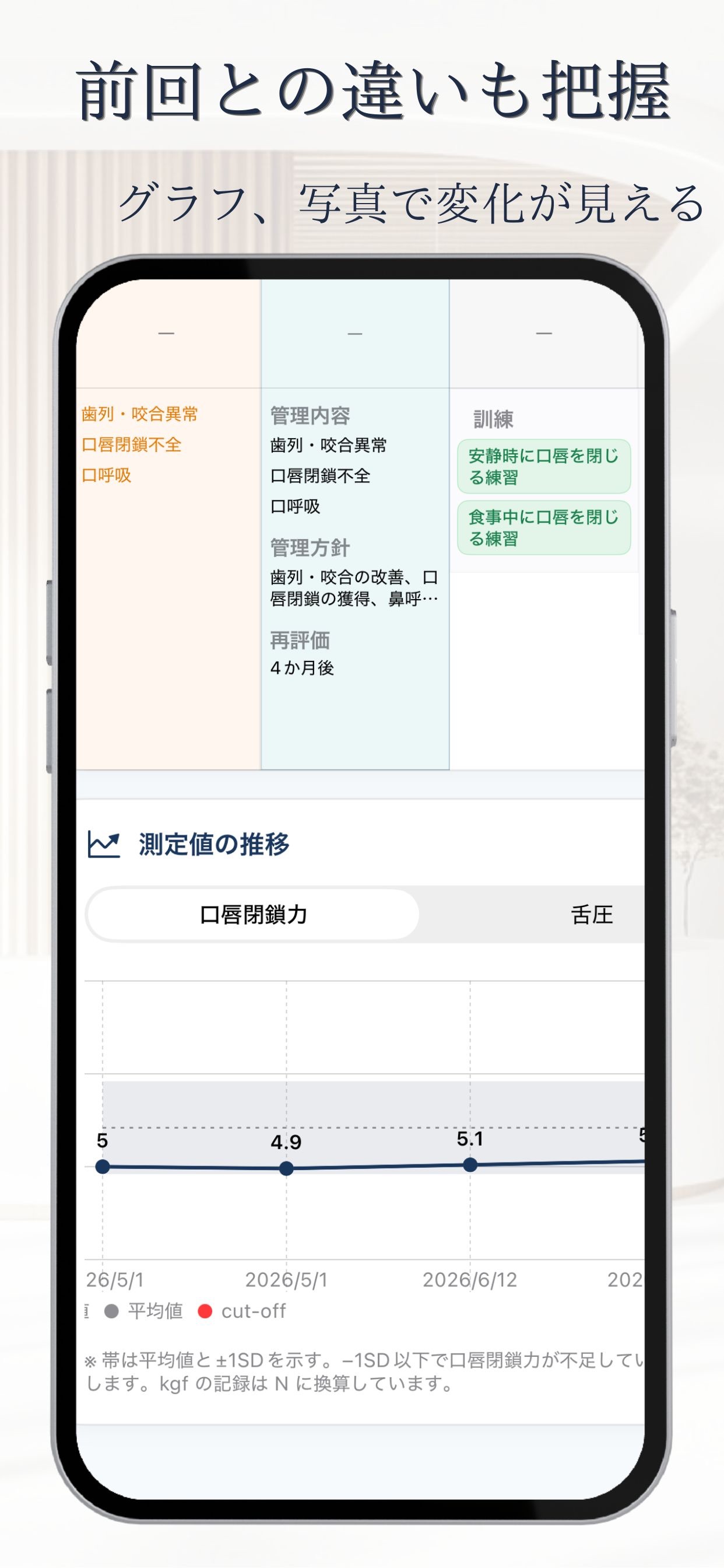 Screenshot 6 of 口腔機能管理プラス（発達不全/MFT）