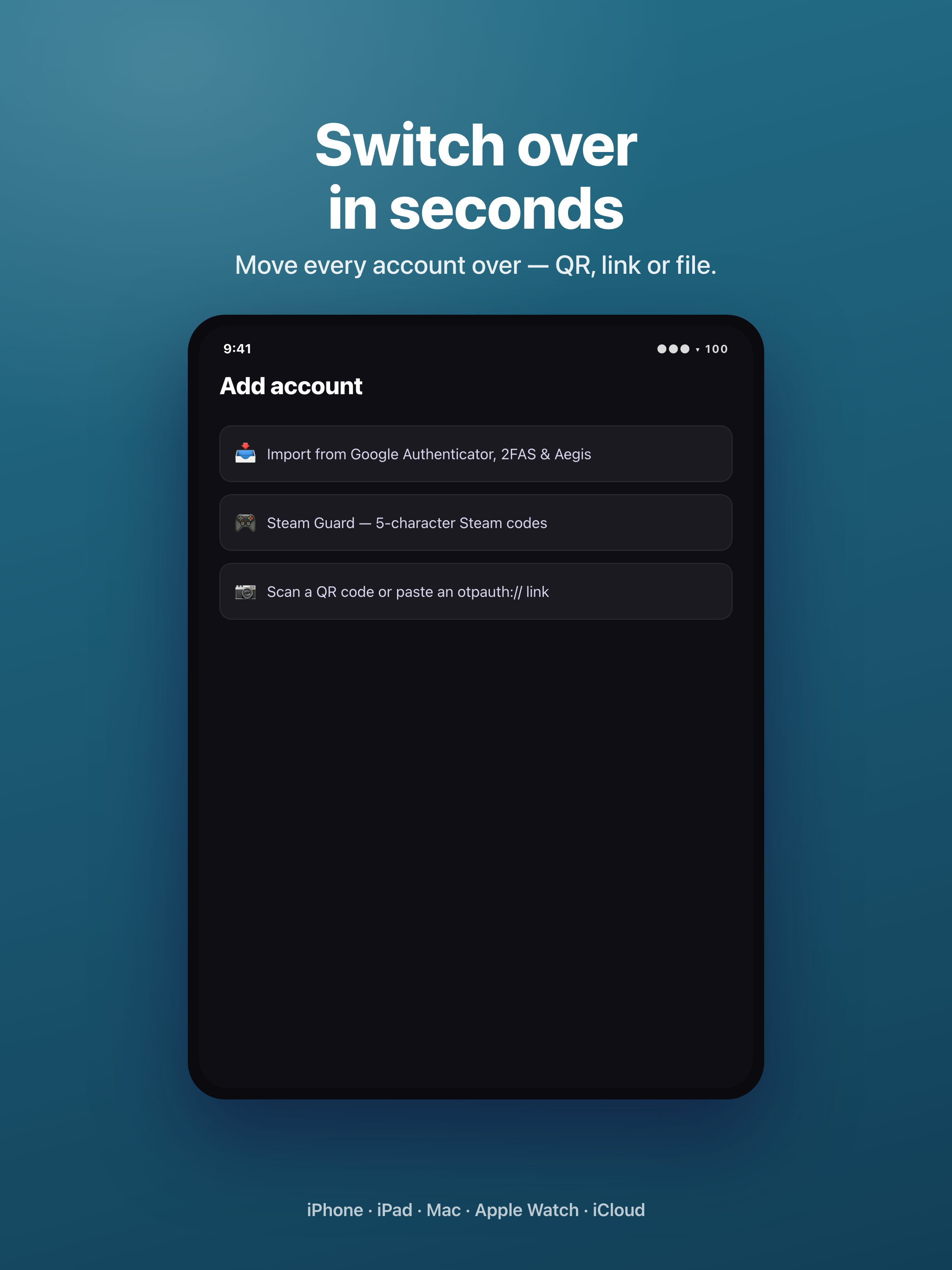 HotKey OTP: 2FA Authenticator screenshot 8