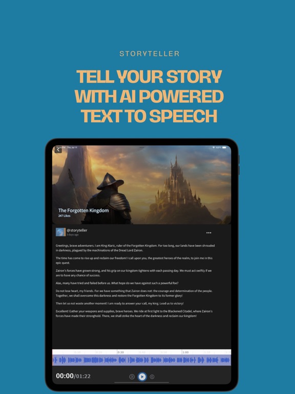 Screenshot #4 pour Text to Speech par Storyteller