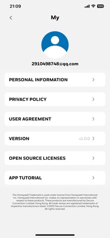 Honeywell Audio Pilot iPhone screenshot
