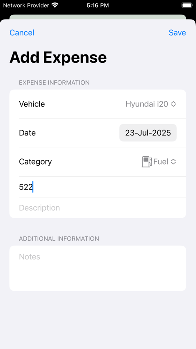 AutoLog Pro — Vehicle Manager のスクリーンショット