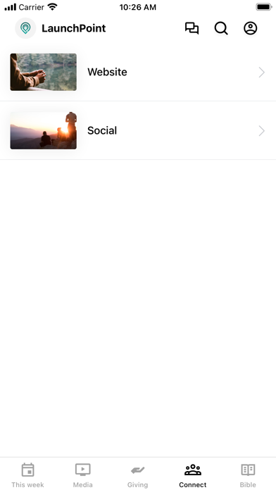 LaunchPoint Community Church iPhone screenshot 3 - Education app