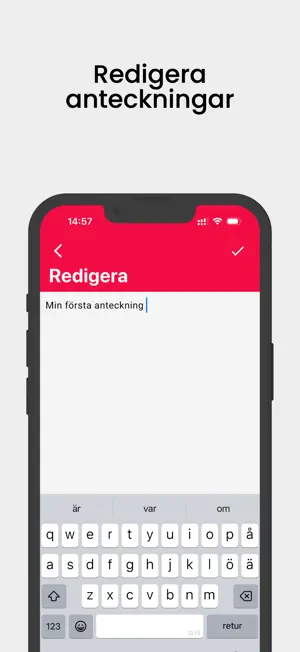 Anteckningar- screenshot 3