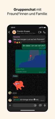 WhatsApp Messenger App Store preview screenshot 4