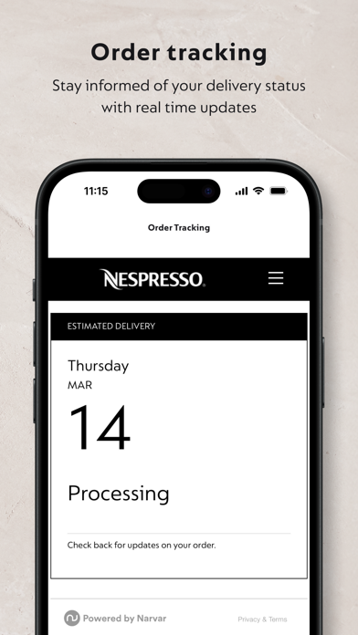 Nespresso Store iPhone screenshot