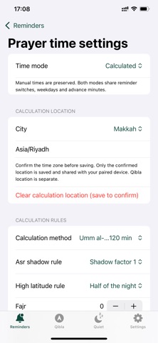 Prayer Companion: Qibla Screenshot 8 of 9