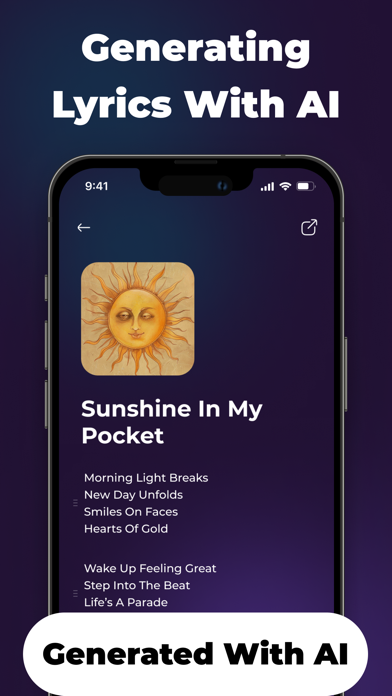 Soundful: AI Music Generator iPhone screenshot 1 - Music app