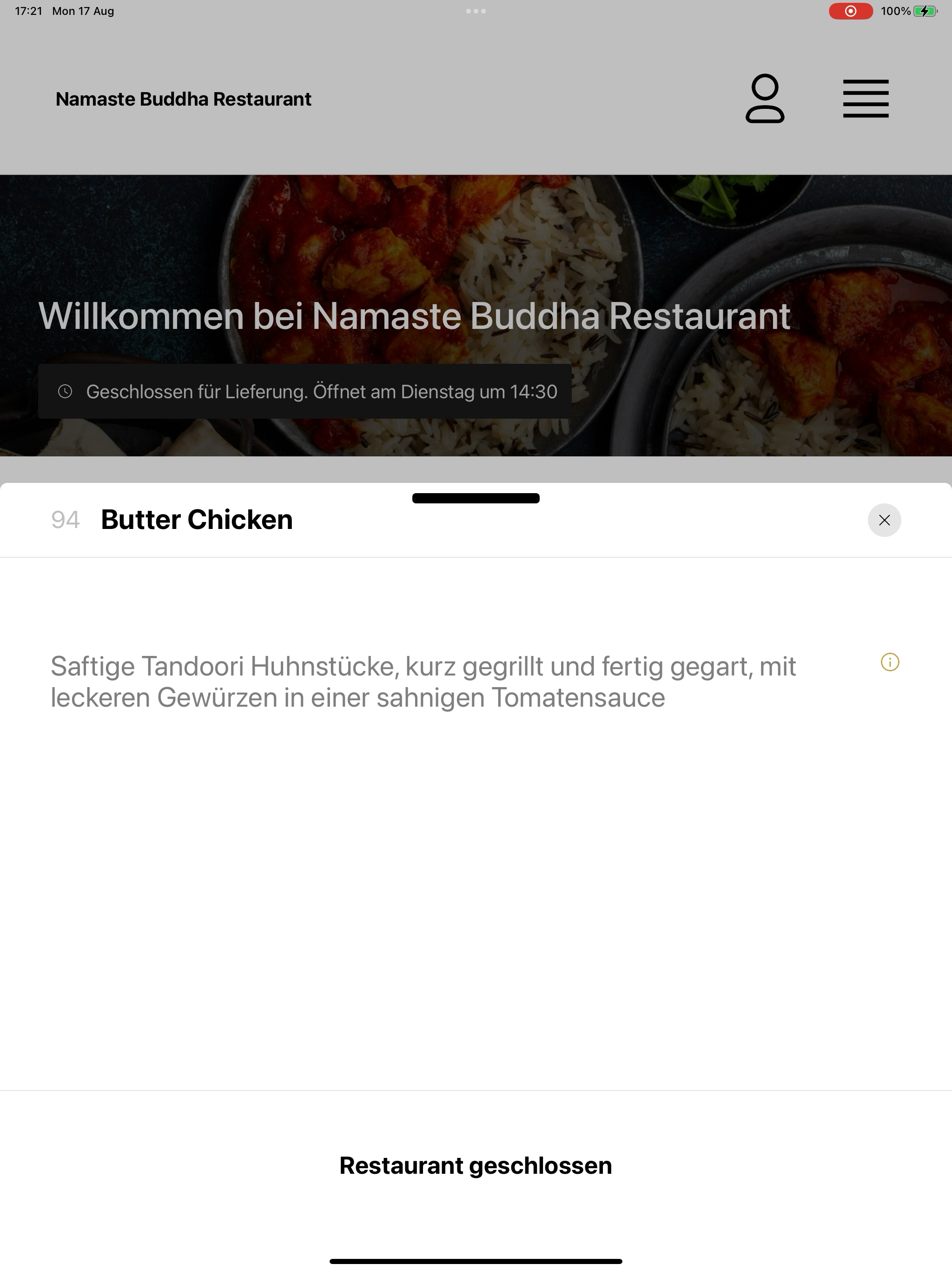 Namaste Buddha Restaurant screenshot 15