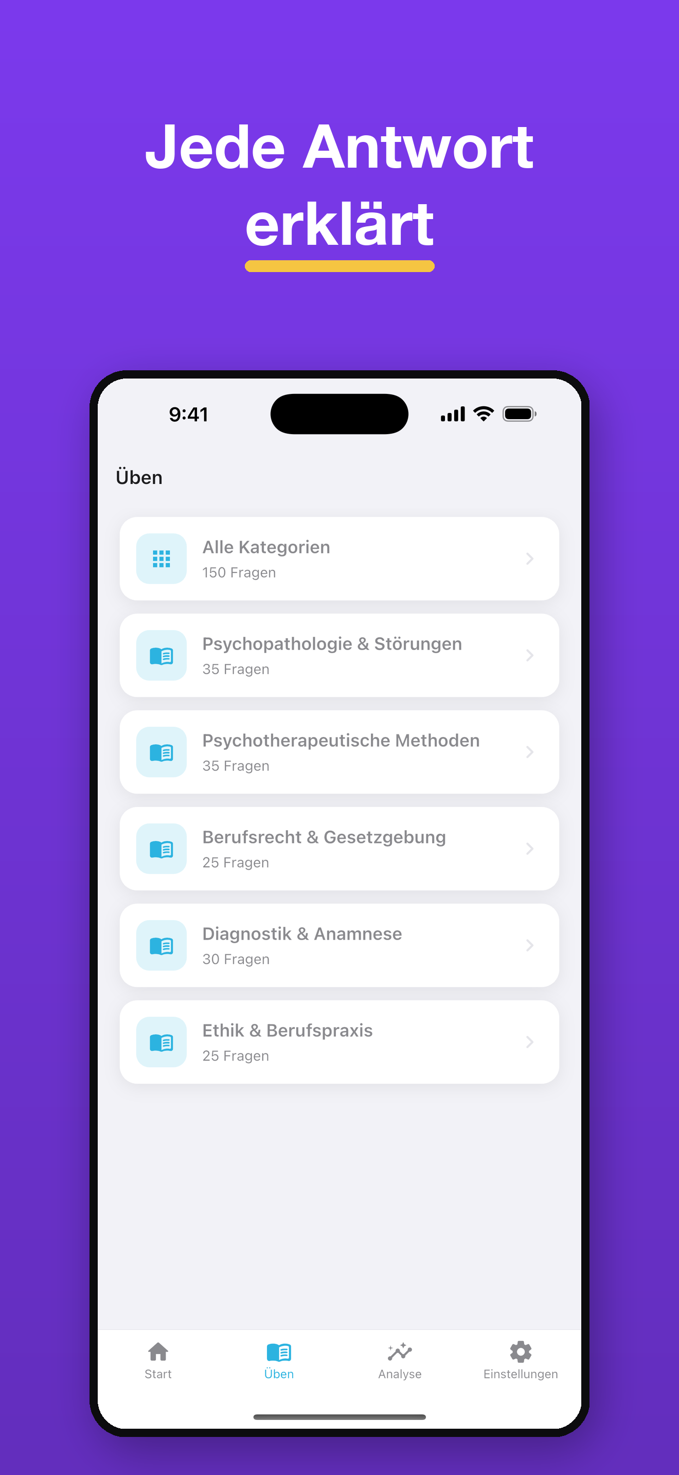 Heilpraktiker Psych Q screenshot 3