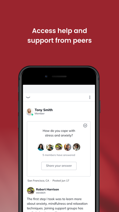 Heroes Wellness Collective iPhone screenshot 2 - Social Networking app