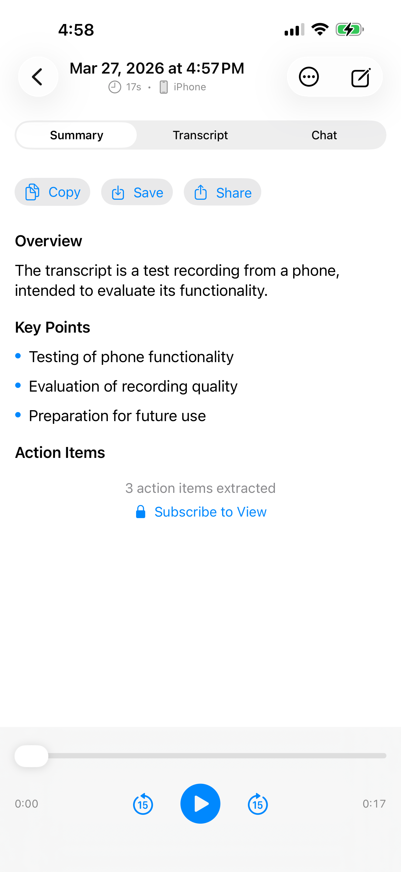 Perspective Transcribe iPhone screenshot 5