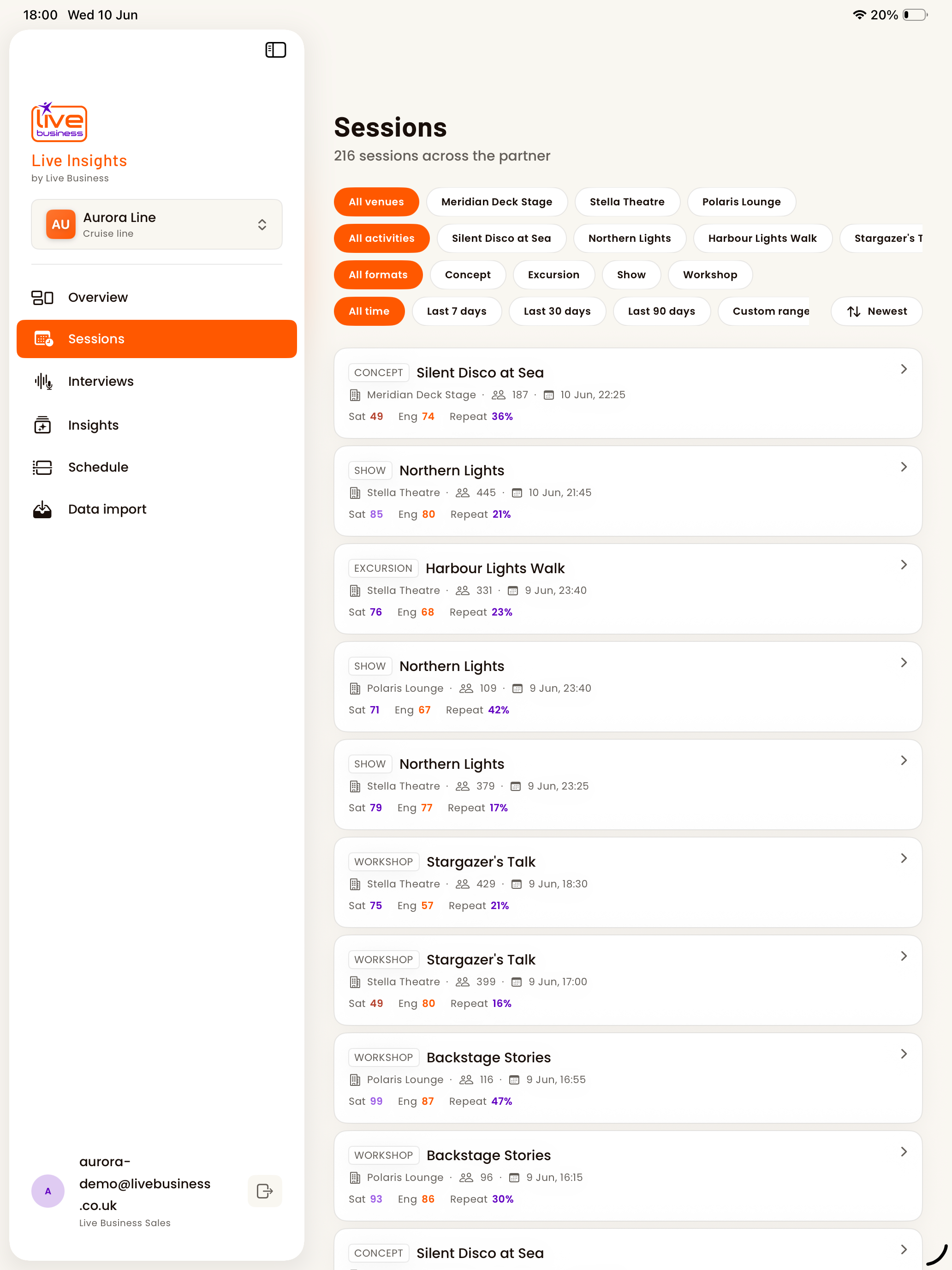 Live Insights by Live Business screenshot 11