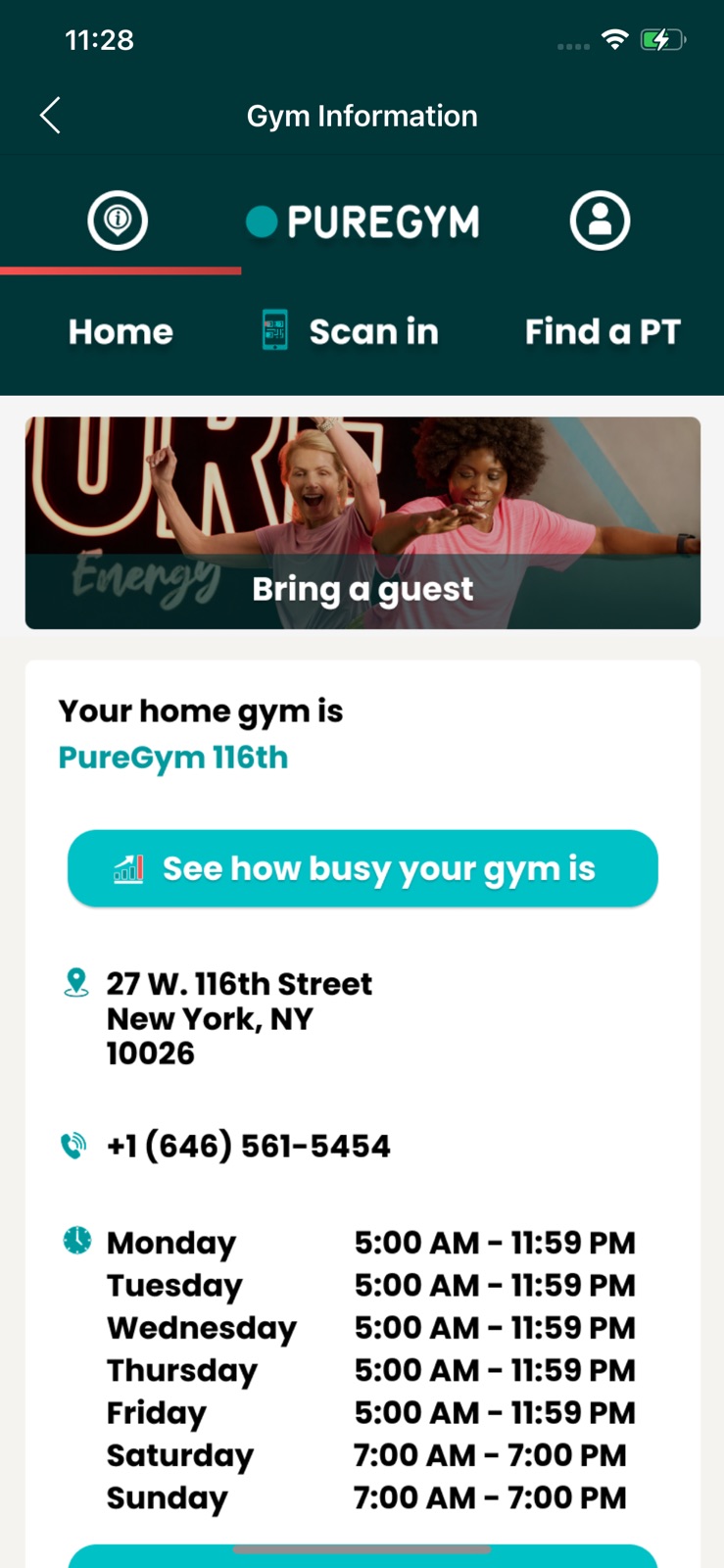 PureGym US iphone screenshot 2