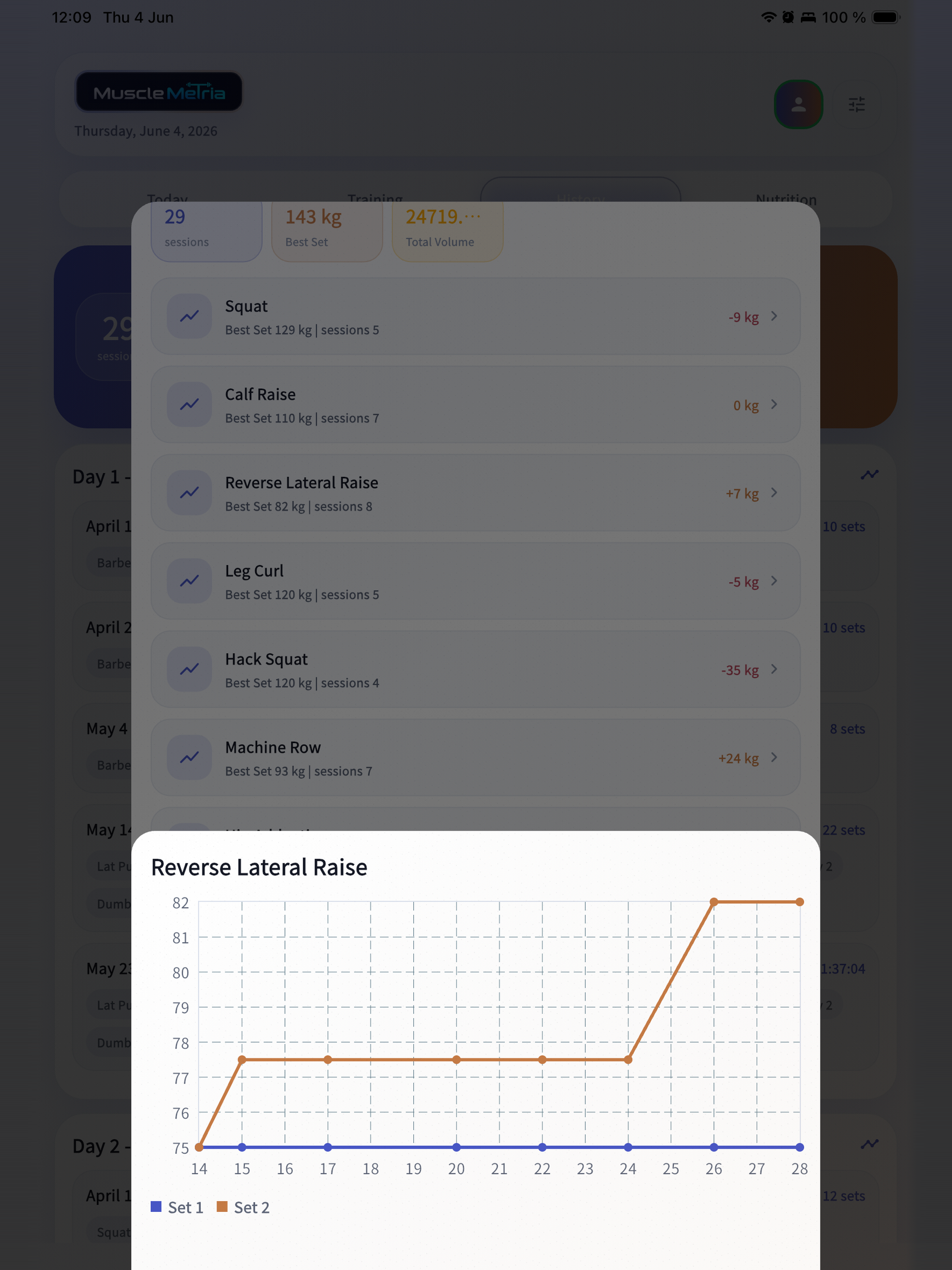 MuscleMetria screenshot 14