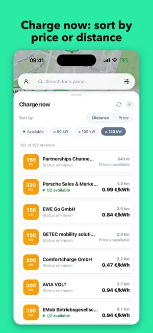 ChargeIndex: EV Route & Prices screenshot 4