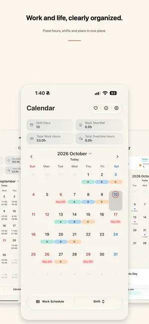 Hibi: Work & Life Calendar screenshot 1