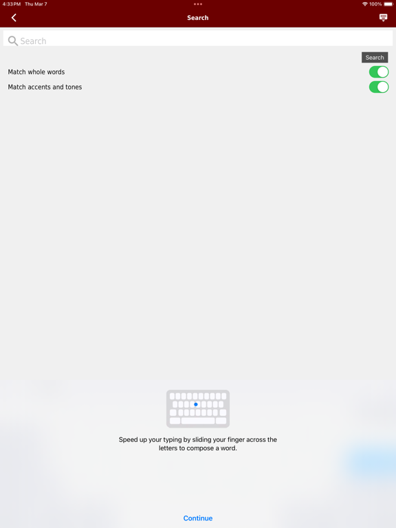 Tunica-English Dictionary iPad screenshot 3 - Education app