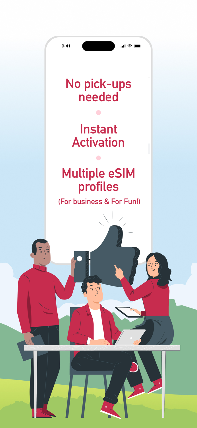 글로벌 모바일의 여행 eSIM