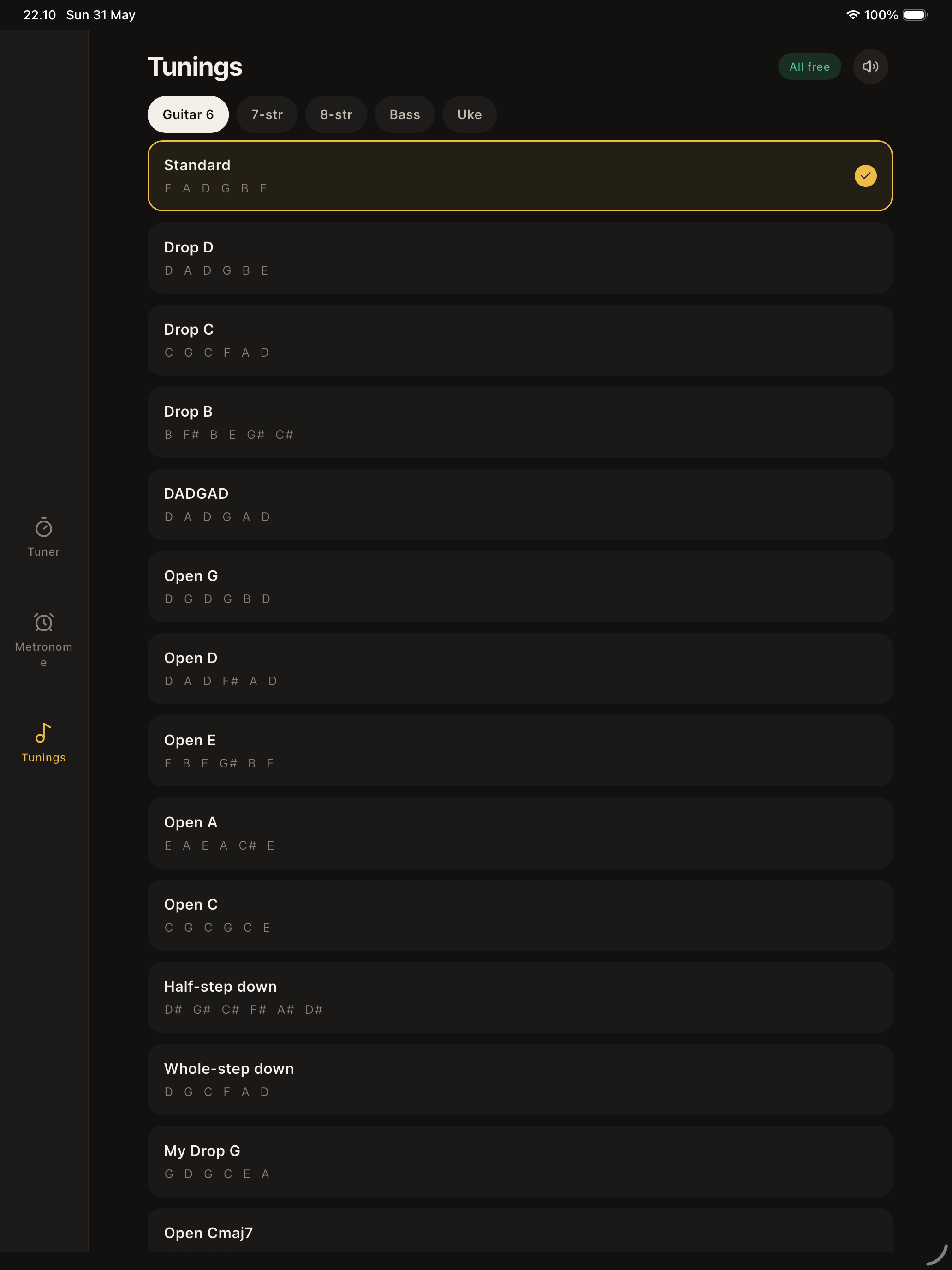 Guitar Tuner: Tunify