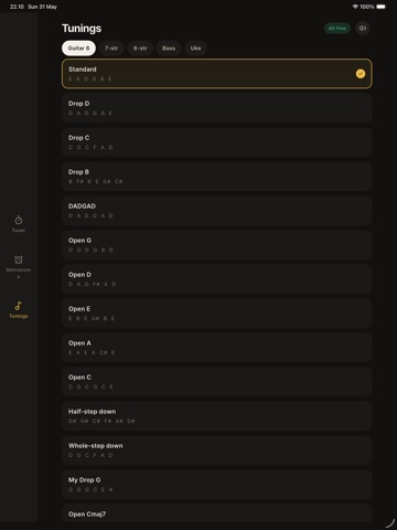 Guitar Tuner: Tunify ipad screenshot 3