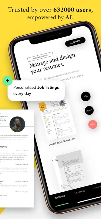 CV Maker ·: Screenshot 2 von 6
