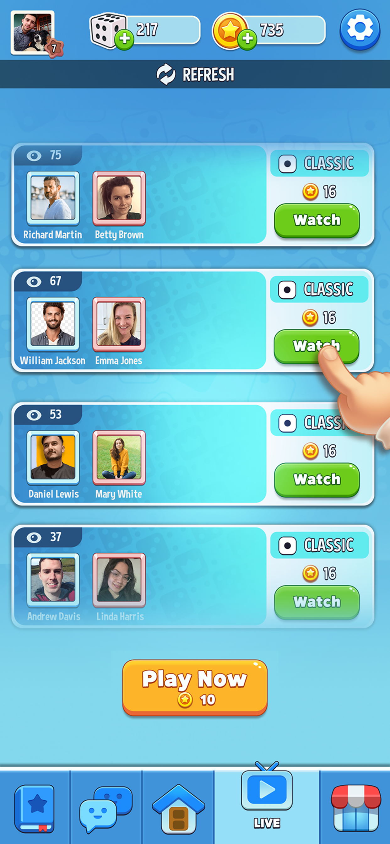 Dice Star: Yatzy Online Game