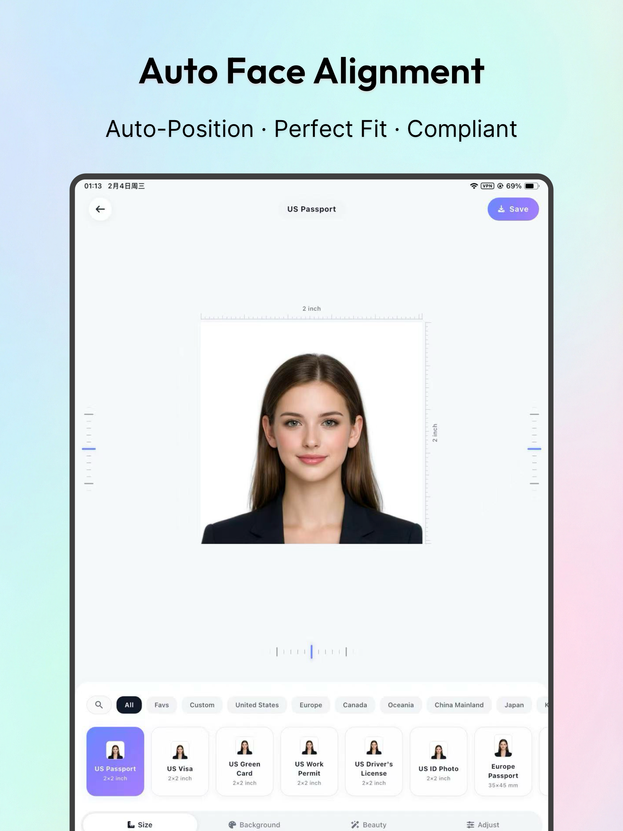 Passport Photo Maker - AuraID screenshot 9