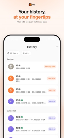 Ora: Fasting Timer Screenshot 6 of 9