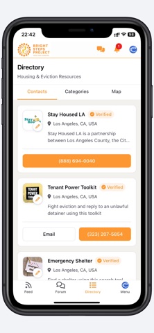 Bright Steps Project screenshot