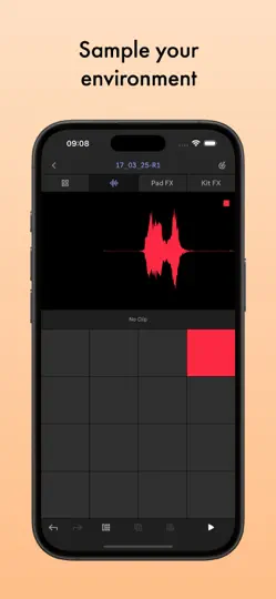 Captura de pantalla de Ableton Note en iPhone 3