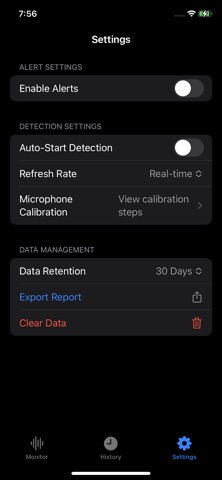 noiseguard:environmental noise iPhone screenshot