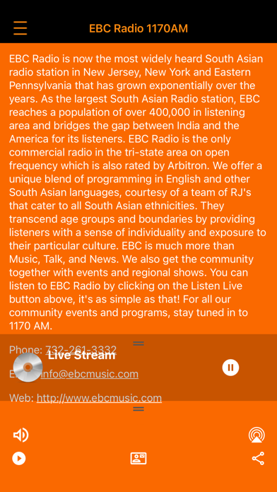 ebc radio Screenshot