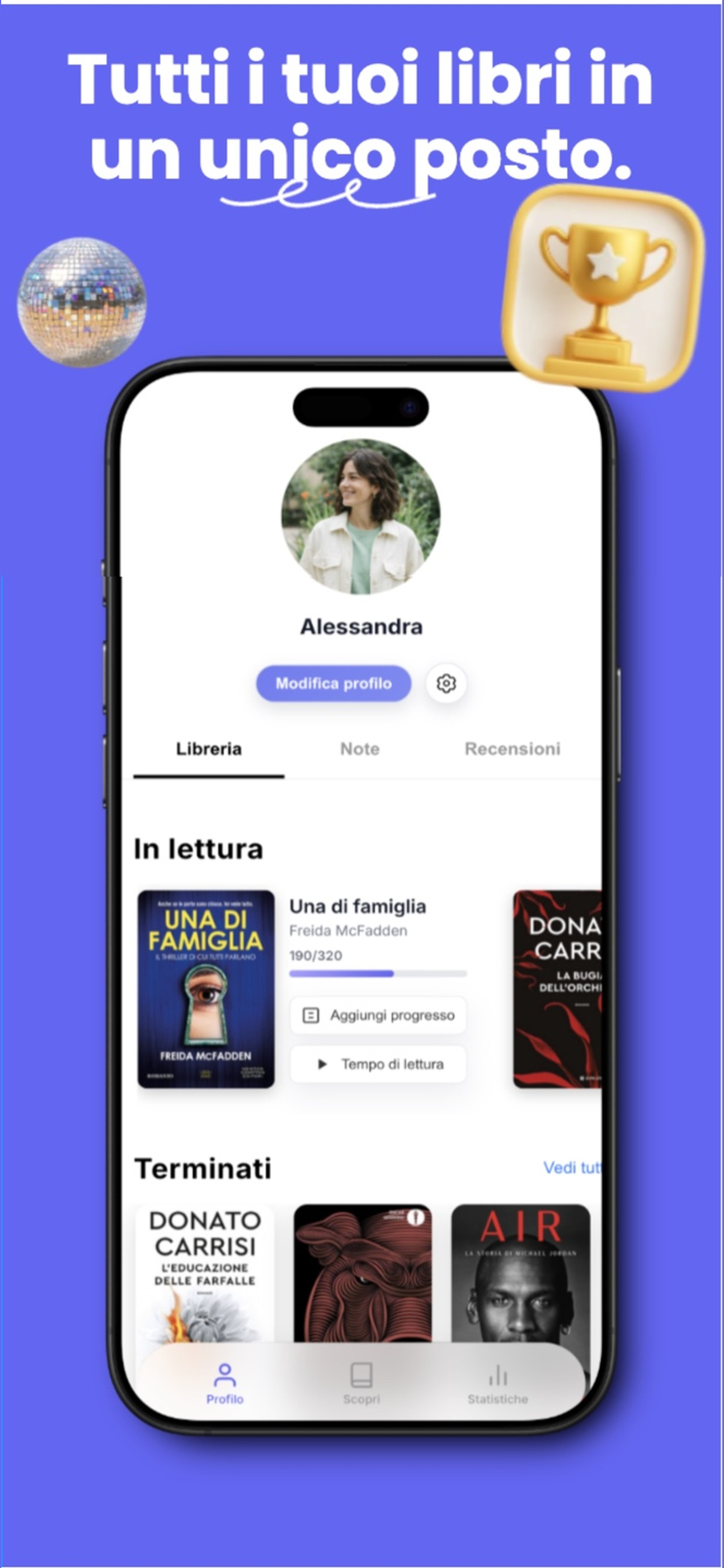 Libroni: Tracker di lettura