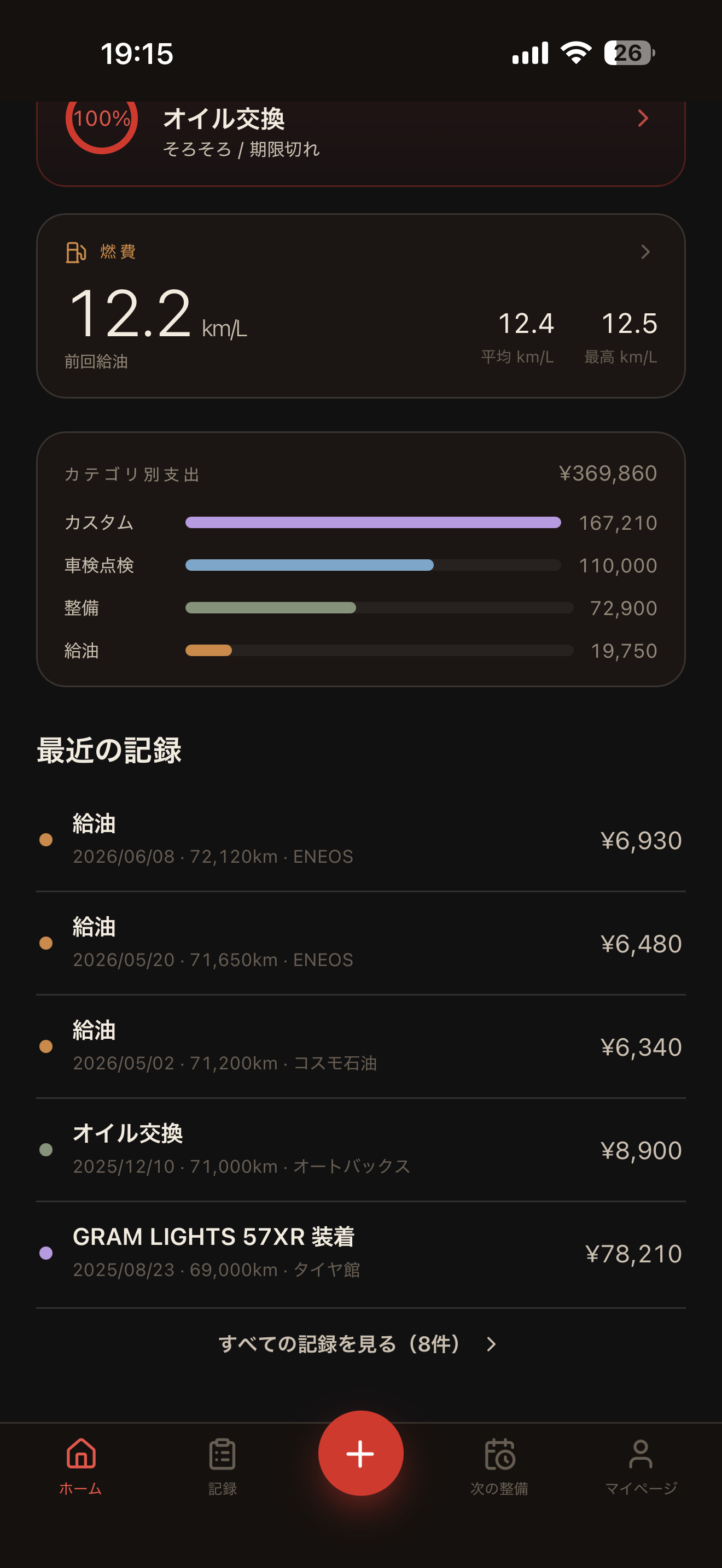 愛車ログ screenshot 6