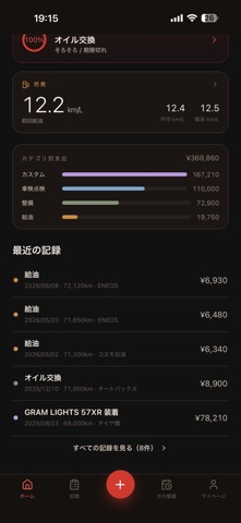 愛車ログ screenshot
