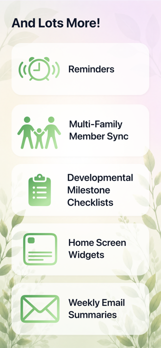 Leafling - Baby Tracker Screenshot 4 of 4