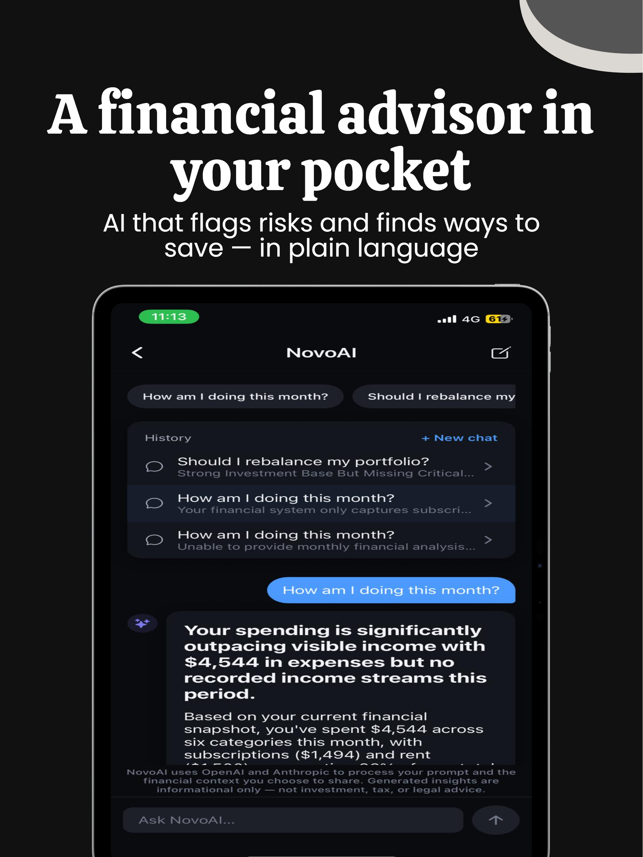 NOVOX – Wealth Tracker