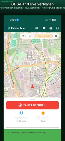 Fahrtenbuch: KM & Mileage Log screenshot