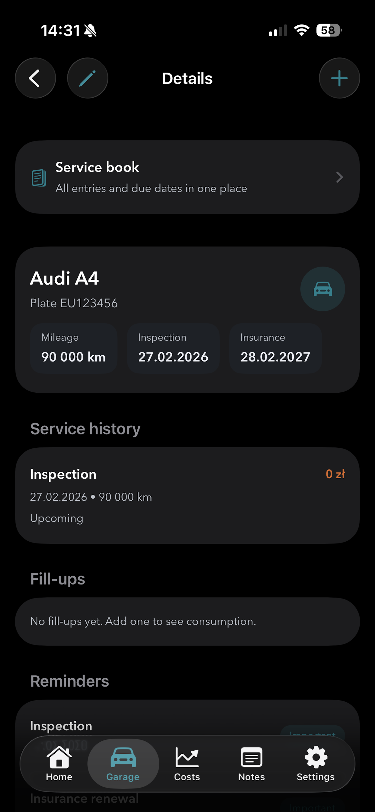 Car Repair & Maintenance Log screenshot 3