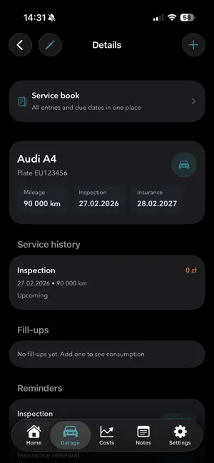 Car Repair & Maintenance Log screenshot 3