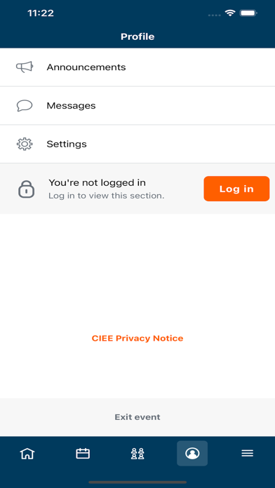 CIEE Conferences Screenshot